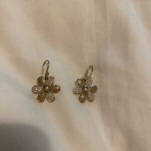 Coach Miranda flower drop earrings